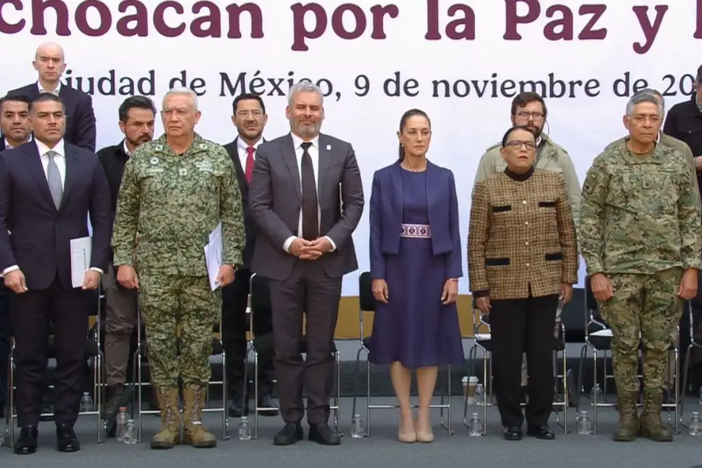 Gobierno presenta Plan Michoacán; reforzarán seguridad entre estado y Federación