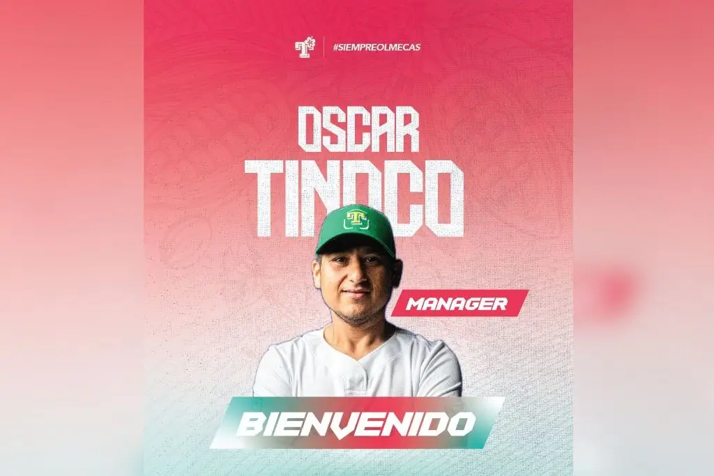 Oscar Tinoco es nombrado manager de Las Olmecas