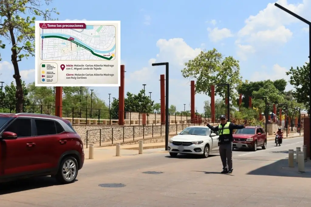 Anuncian cierre de vialidades por desfile del 20 de noviembre en Villahermosa 