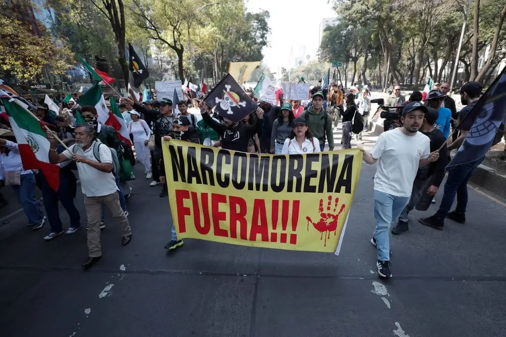 Segunda marcha de la Generación Z transcurrió en paz y con escasa afluencia 