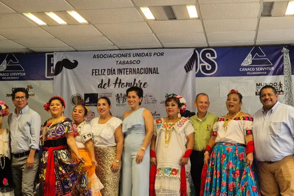 Asociaciones Unidas por Tabasco conmemoración el ‘Día del Hombre’