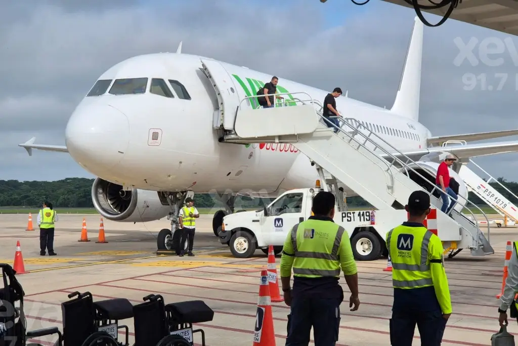 Viva Aerobus inaugura vuelo Villahermosa- Tampico