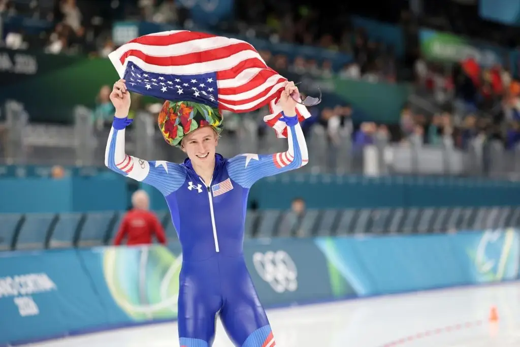 Jordan Stolz se cuelga el oro con récord olimpico