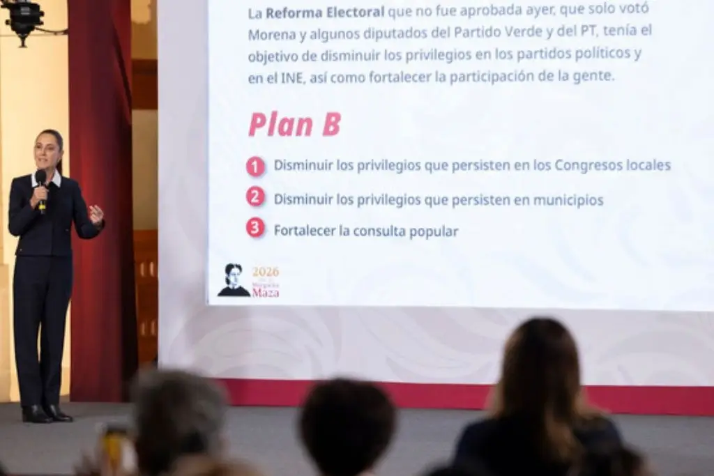 Morena, PT y Verde acuerdan ir juntos a favor del plan B de Sheinbaum 
