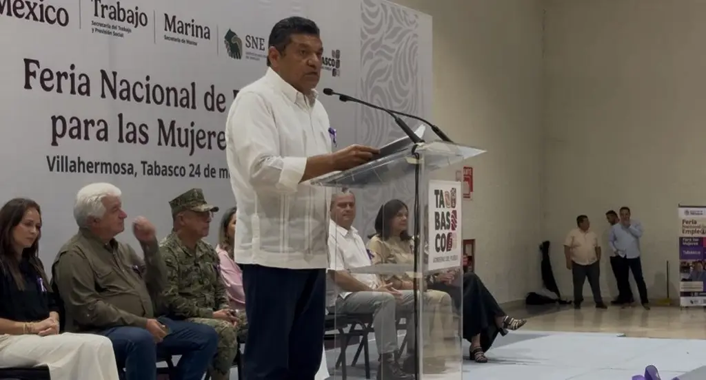 Encabeza Javier May Feria Nacional de Empleo para las Mujeres 2026