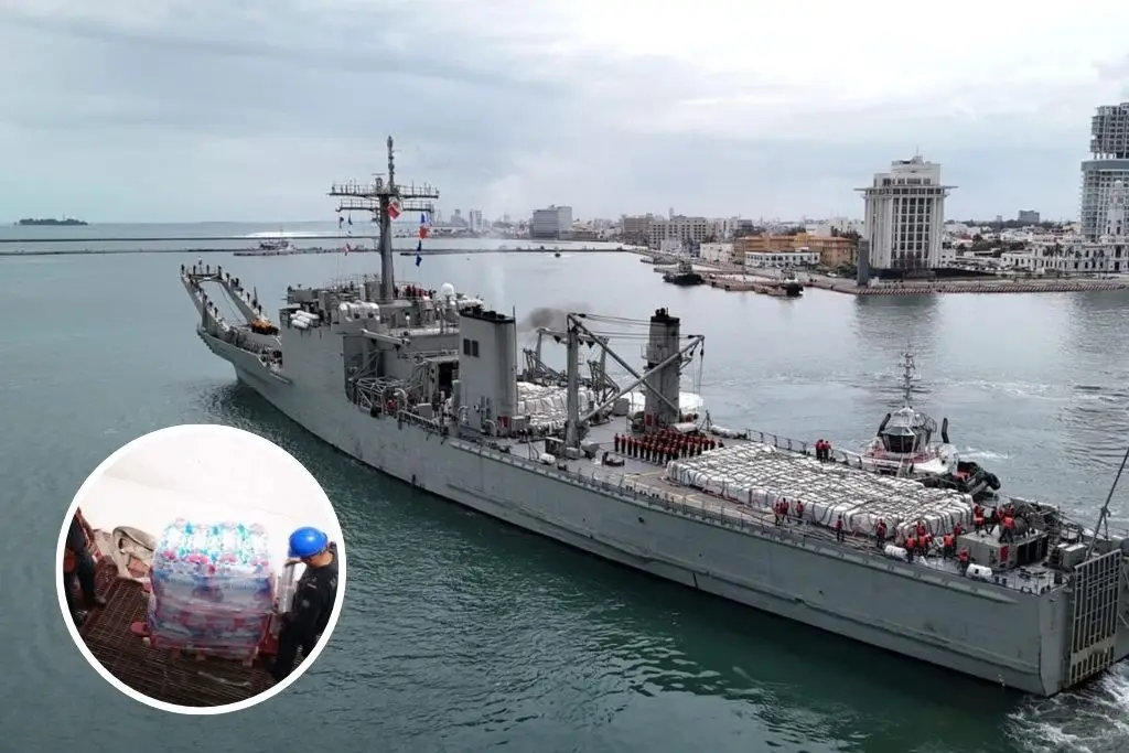 México envía cuarto barco con ayuda humanitaria a Cuba