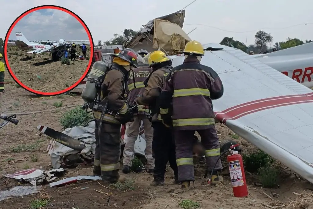 Video: Accidente aéreo en Huejotzingo deja cuatro muertos