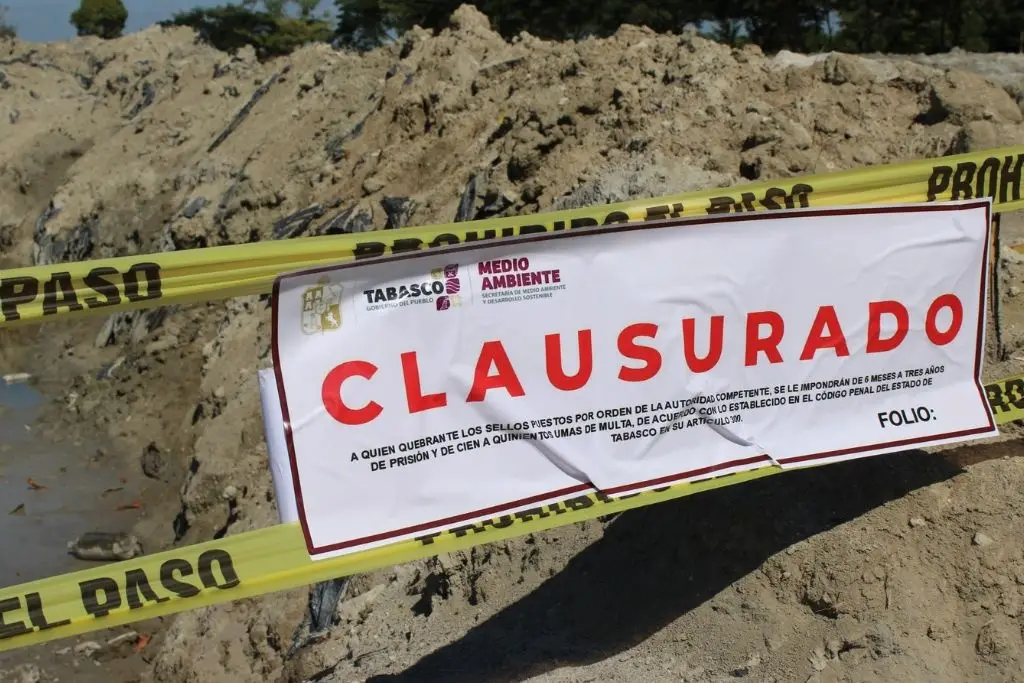 Semades clausura sitio por manejo ilegal de residuos  