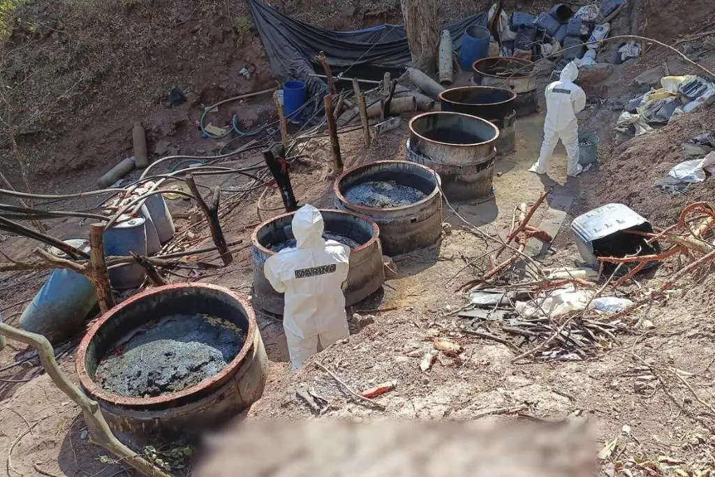 Harfuch desmantela 5 narcolaboratorios del CJNG en Jalisco, Nayarit y Sinaloa