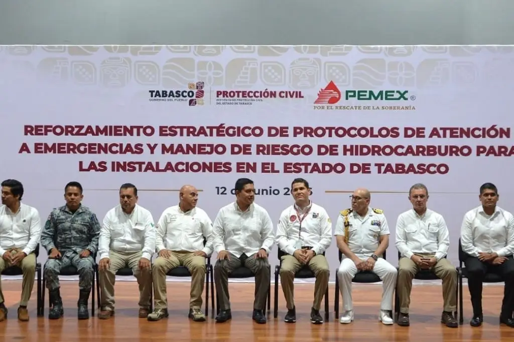 Refuerzan protocolos de atención a emergencias por hidrocarburos en Tabasco