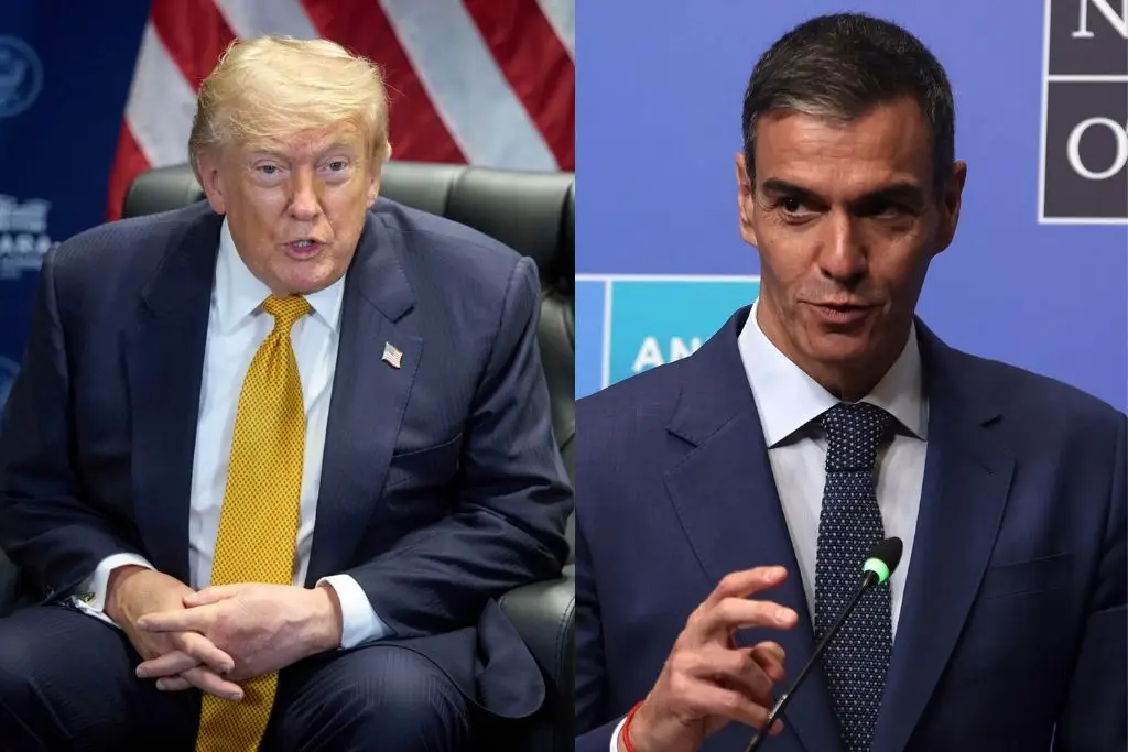 Trump pide cortar todo el comercio con España; dice que es una 