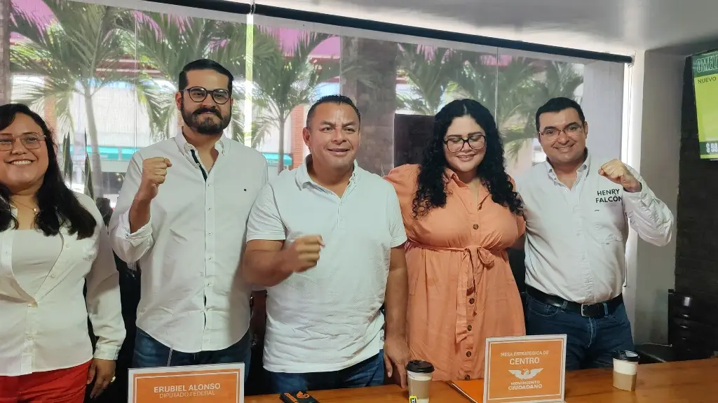 Pese a ir a una elección de Estado, MC triunfará en Tabasco, afirma Erubiel Alonso
