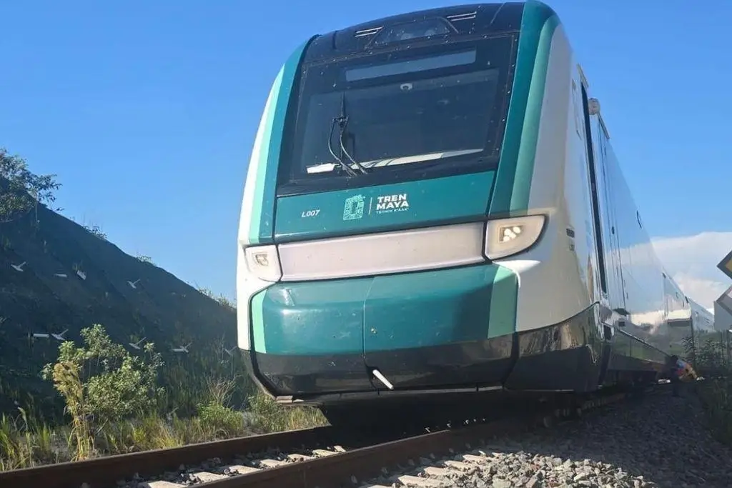 Investigan percance en vagón del Tren Maya en Campeche; no hay lesionados