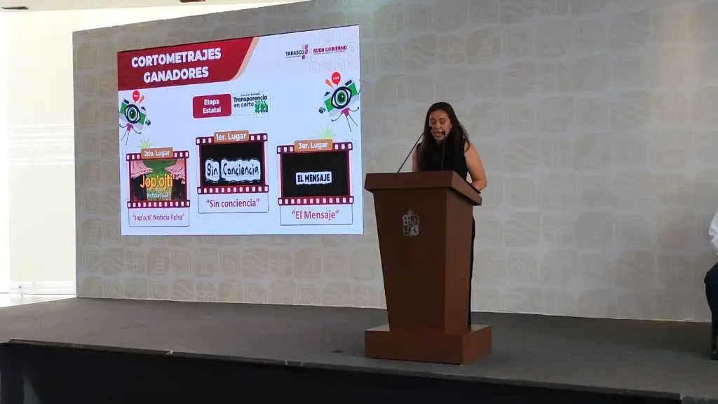Jóvenes tabasqueños destacan en concurso “Transparencia en Corto 2026”