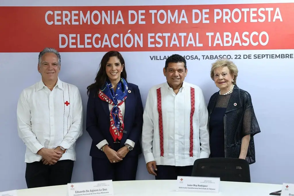 Gladys Asteria Sala del Rivero asume la delegación de Cruz Roja en Tabasco 