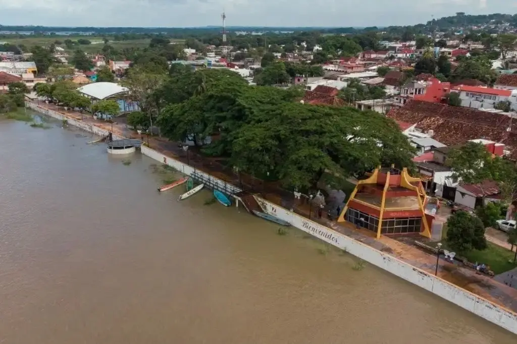 Protección Civil emite alerta naranja por aumentos en el nivel río Usumacinta 