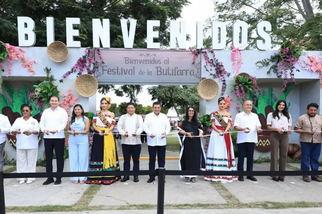 Javier May inaugura el 11.º Festival de la Butifarra en Jalpa de Méndez 