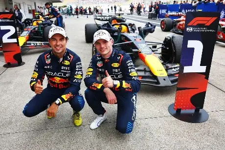 Checo Pérez escoge a Max como campeón de F1