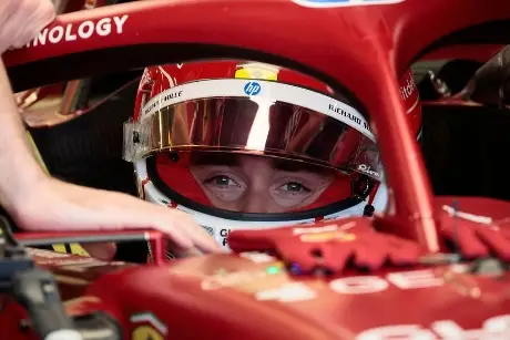 Leclerc fue el más rápido en el primer libre de México