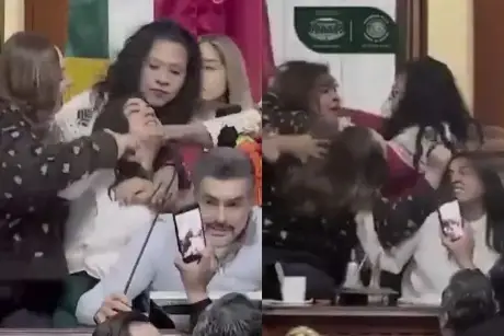 Pelea en el Congreso de la CDMX: diputadas se agarran a golpes y jalones de cabello