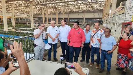 'Juntos por Tabasco' se reúne con locatarios del mercado Pino Suárez